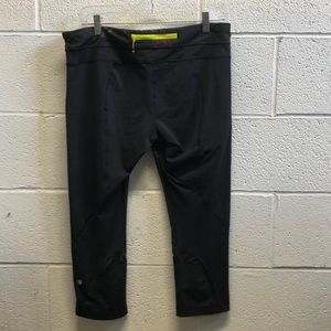 lululemon athletica Pants - Lululemon black run inspire crops sz 12 61988 lululemon athletica Pants - Lululemon black run inspire crops sz 12 61988